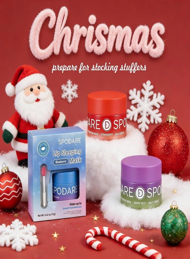 SPODARE Lip Mask, Hydrating Overnight Lip Sleeping Mask, Lip Moisturizer for Dry Cracked Lips Care, Dual-Color Korean Lips Balm for Nourishing and Softening Lips, Minimizes Fine Lines - Grape - Image 5